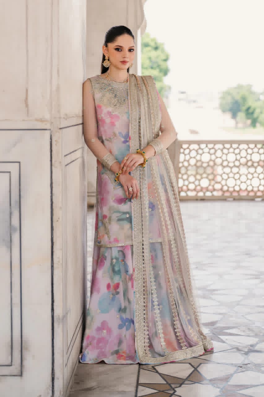 Iznik Multi Luxury Lawn Emb Collection 3pc Unstitched