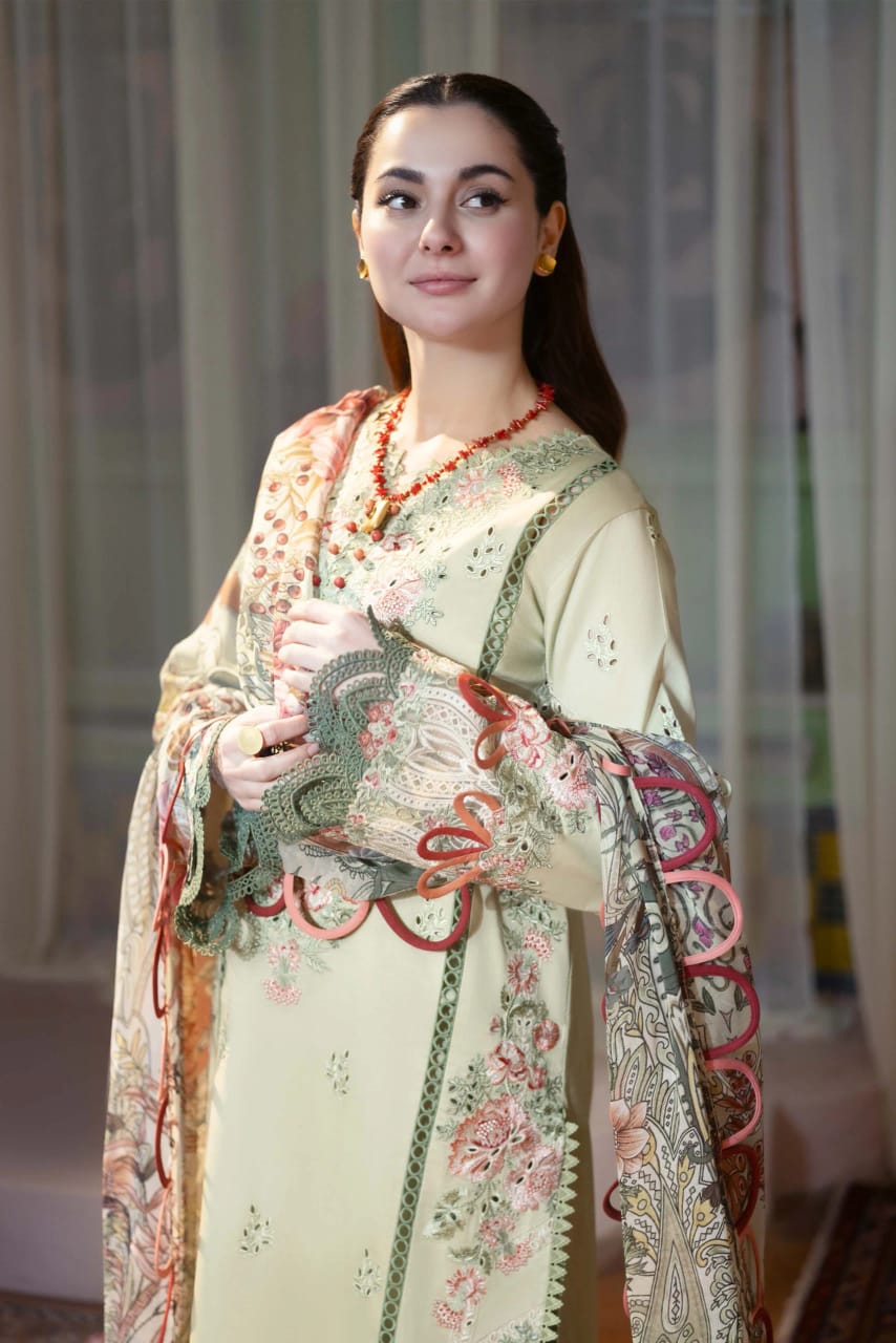 Jade x Hania Amir Lawn Embroidery 3piece Unstitched