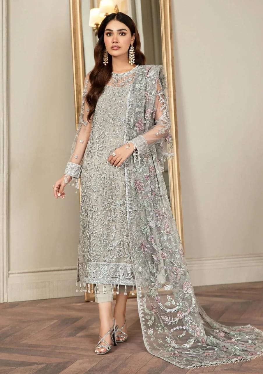 ZARIF Mehroze Festive Formals Embroidery 3piece Unstitched