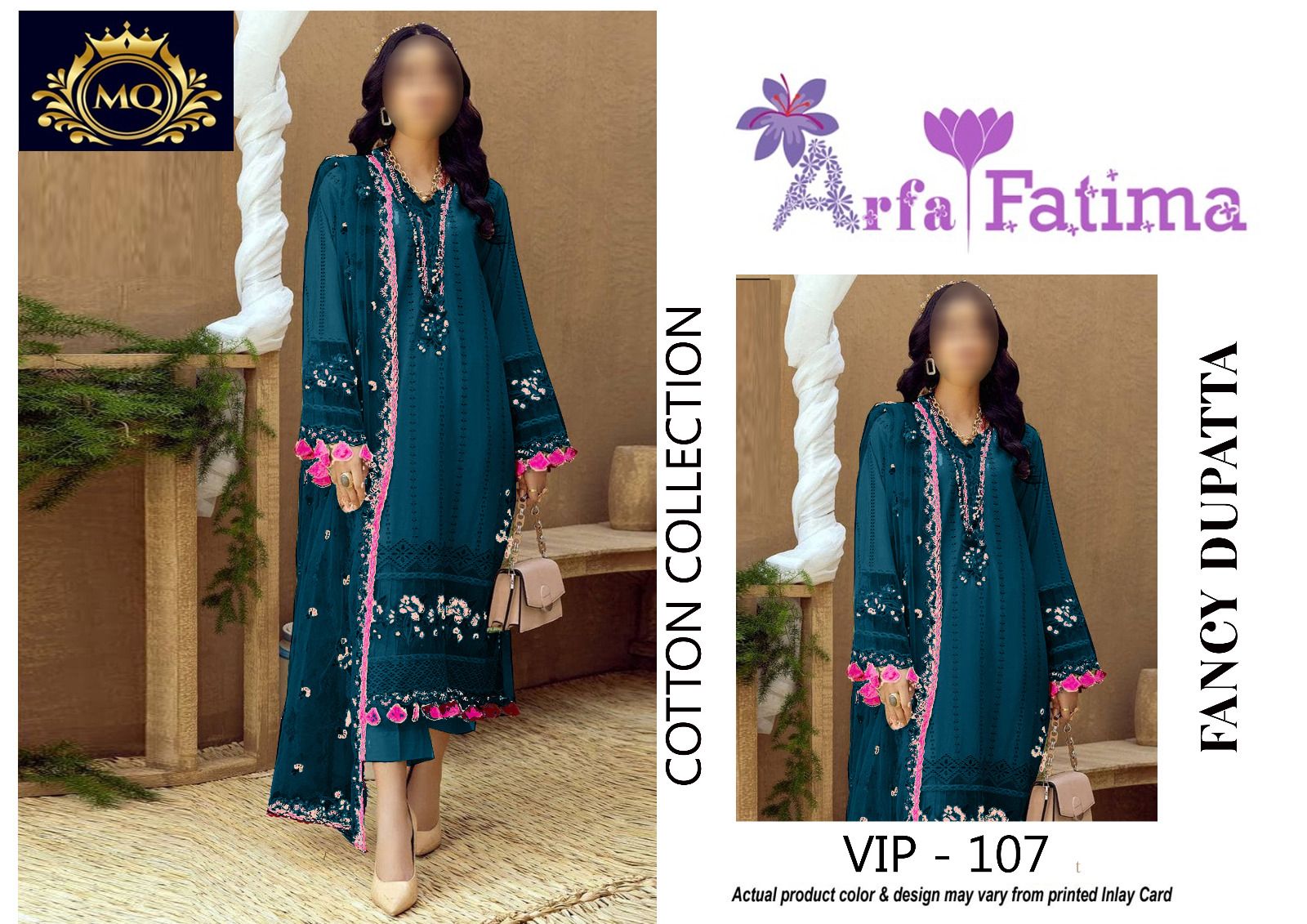 Goodluck Zinc Luxury Lawn Embroidery Chikankari 3Piece Unstitched