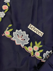 MRK-031 | Luxury Shamoz Silk 3 Piece Unstitched Suit 2026 – Heavy Embroidered Work