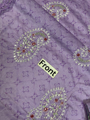 MBL-032 | Premium Lawn 3 Piece Unstitched Suit 2026 – Embroidered Sequin Work