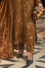 MB-033 | Luxury Chiffon 3 Piece Unstitched Suit 2026 – Multicolor Adda Work