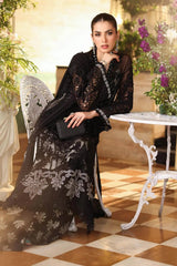MB-034 | Premium Chiffon 3 Piece Unstitched Suit 2026 – Heavy Adda & Chikankari Work