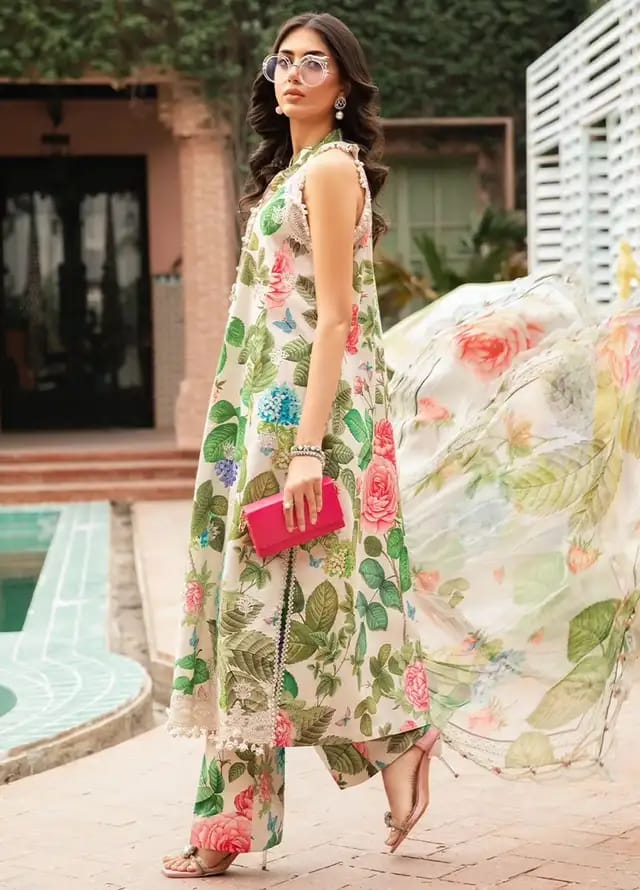 Maria B New Arrival Skin Pure Lawn Embroidery Summer Collection