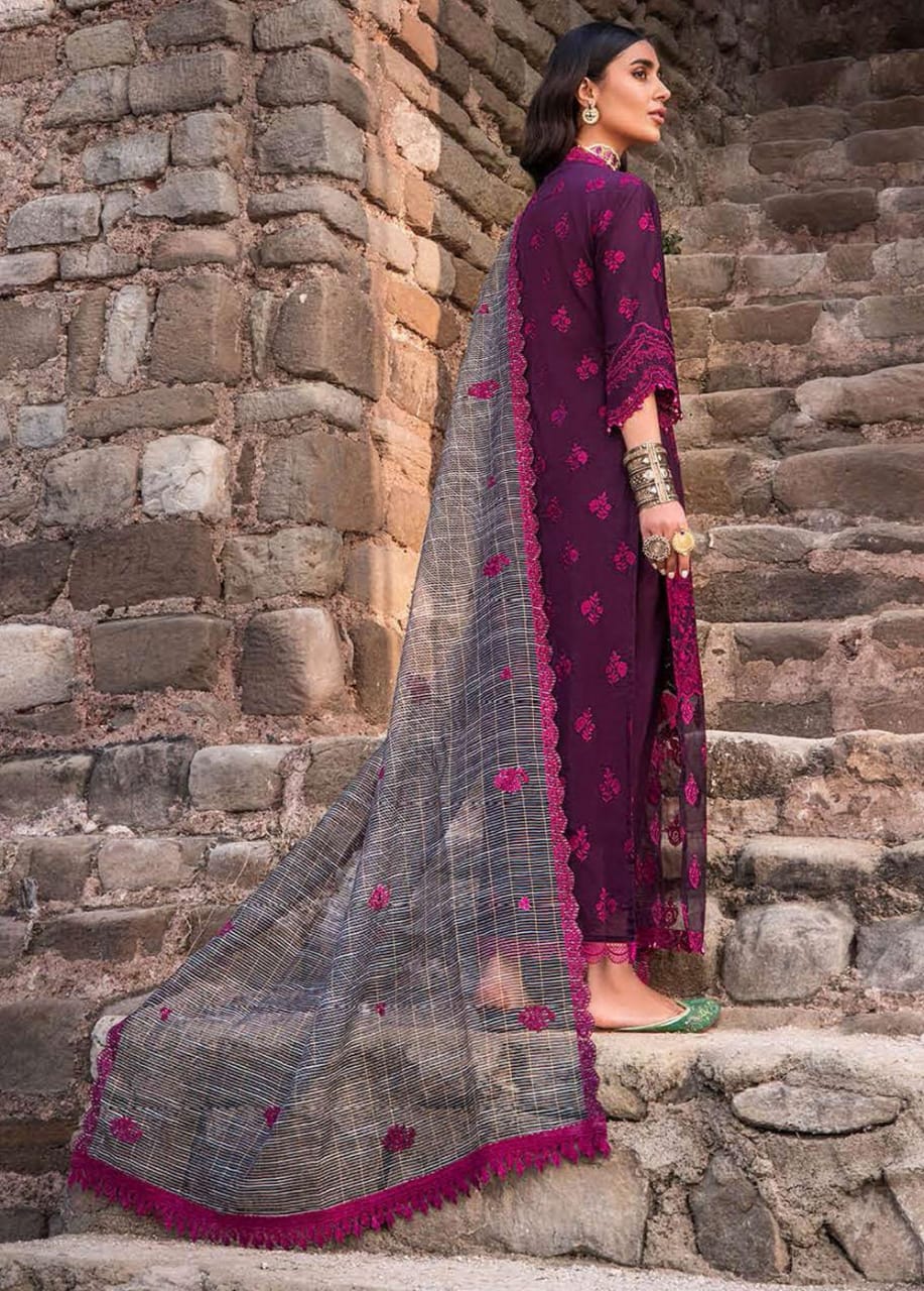 Zainab Chottani Luxury Embroidered Chikankari Dress