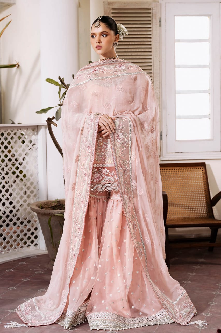 Imrozia Premium Chiffon Embroidered Wedding Collection 3Piece Unstitchd