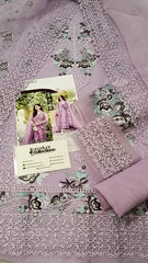 Aneela's Party Wear Collection organza Embroidery 3piece Unstitched