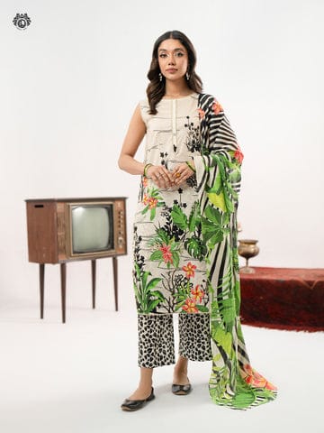 Gull Jee Ziva Printed Summer Collection 3pc Dress