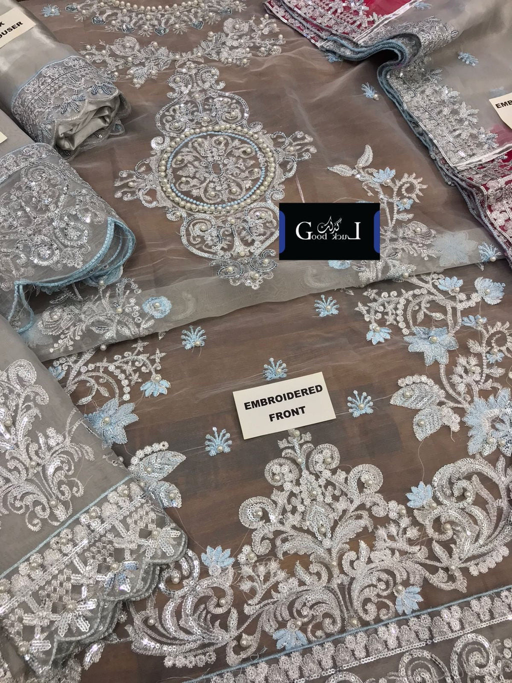 Designer Wear Organza heavy Party wear dress