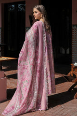 Baroque Pink Pure Lawn Summer Collection Emb & Print