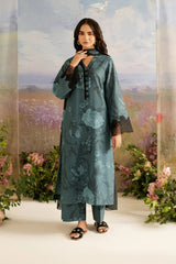 Iznik Digital Printed Lawn Emboidery 3Piece Unstitched
