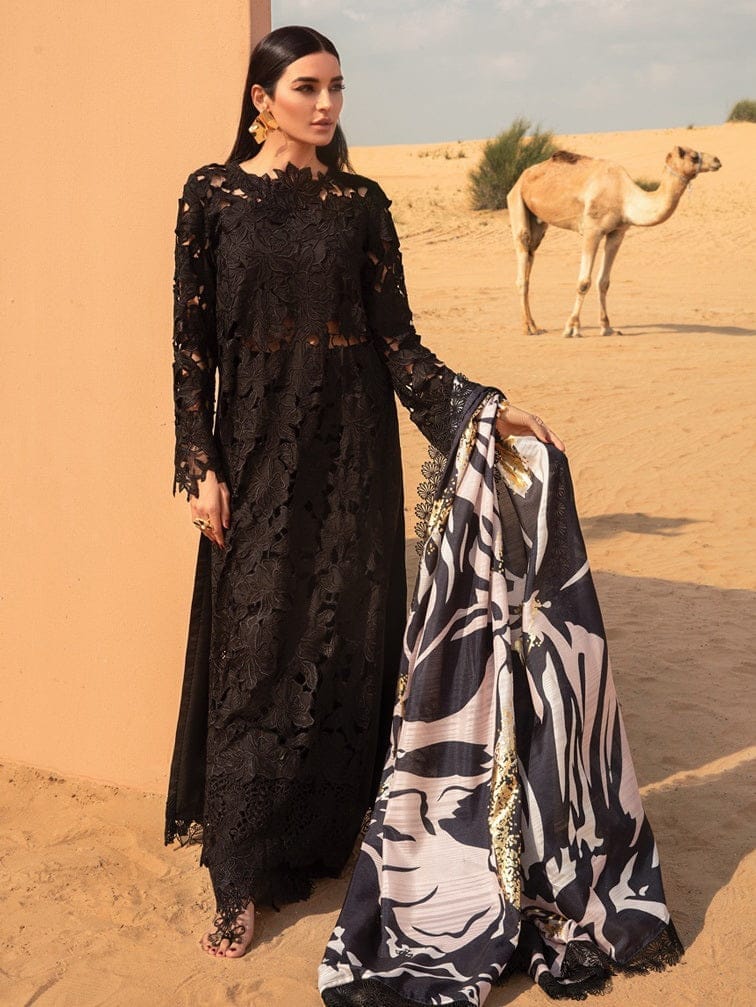 Rang Rasiya Black Chikankari  Luxury Dress Embroidery Collection