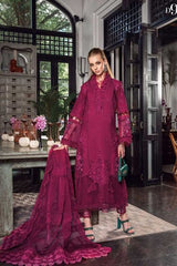 Maria B Magenta Chikankari Embroidery Collection