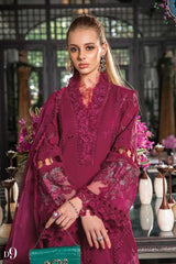 Maria B Magenta Chikankari Embroidery Collection