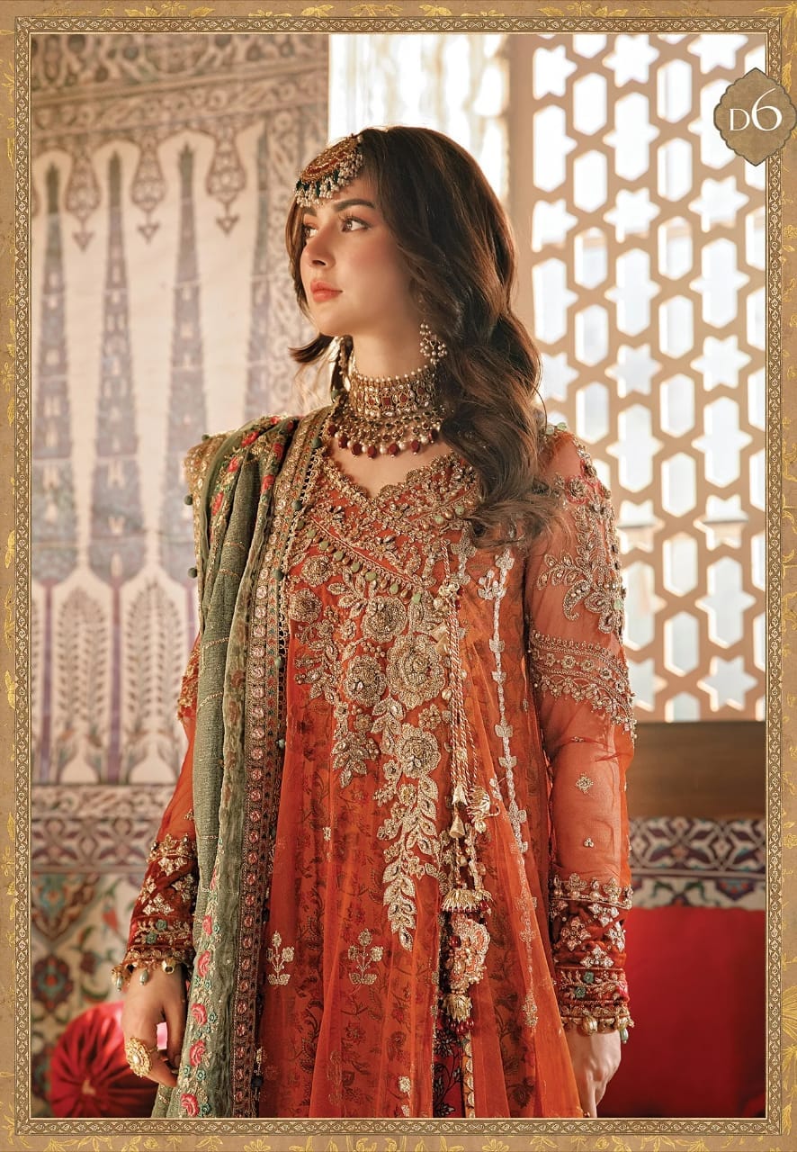 Maria B Wedding Collection Maxi Soft Net Fabric