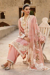 Crimson Pink Full Chikankari Lawn Embroidery Collection