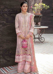 Afrozeh Pink Formal Collection Organza Dress 3pc