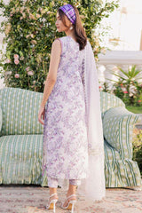 GoodLuck Swiss Lawn WhIte Embroidery Chikankari 3piece Unstitched