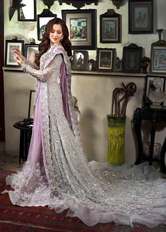 Hania Amir Wear Wedding Collection Gharara Soft Net 3pc Dress