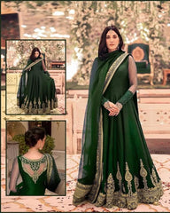 Indian Maxi Green Formal Collection Unstitched