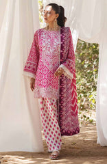 Zainab Chottani Pink Print & Embroidery Summer Collection