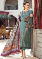 Maria B Green D7 Pure Lawn Embroidery 3PC