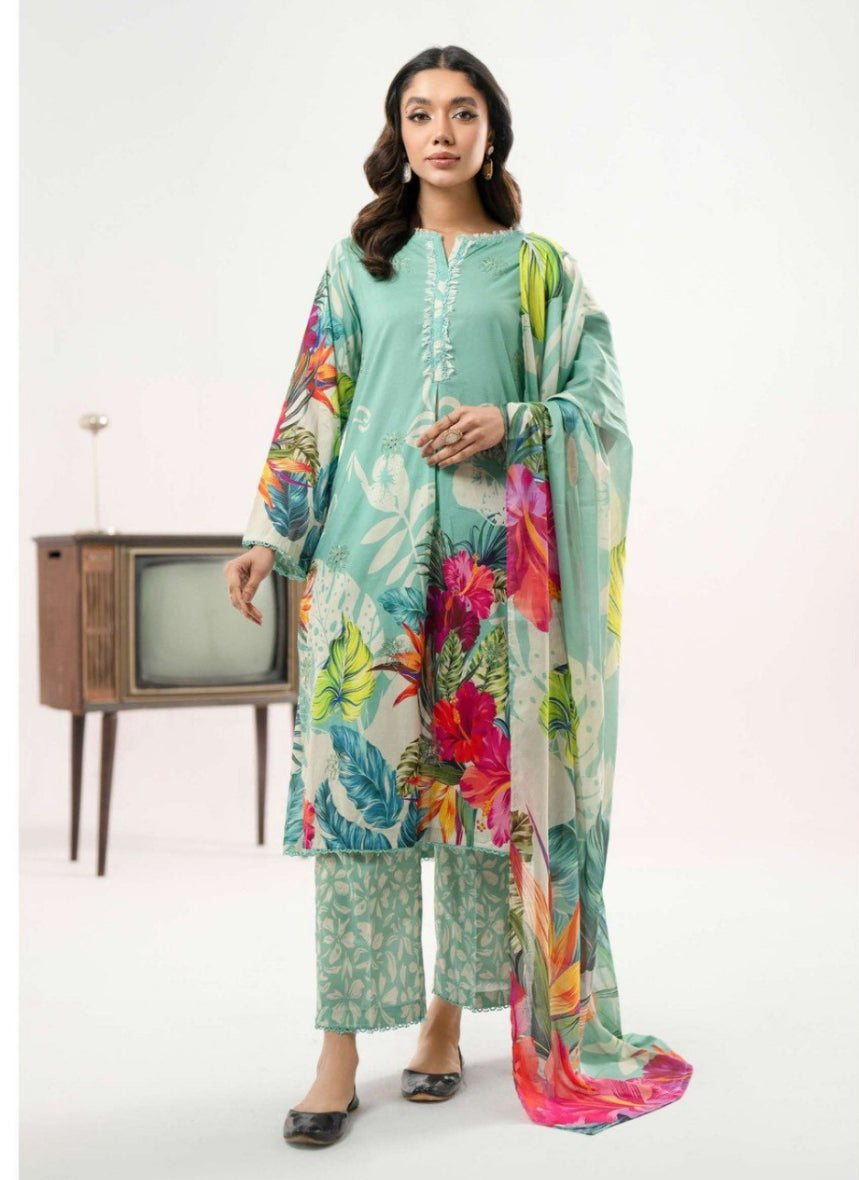 Gull Jee Ziva Printed Summer Collection 3pc Dress