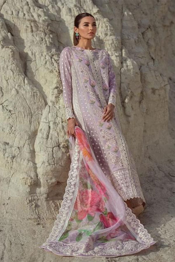 CRIMSON PURPLE CHIKANKARI LUXURY COLLECTION