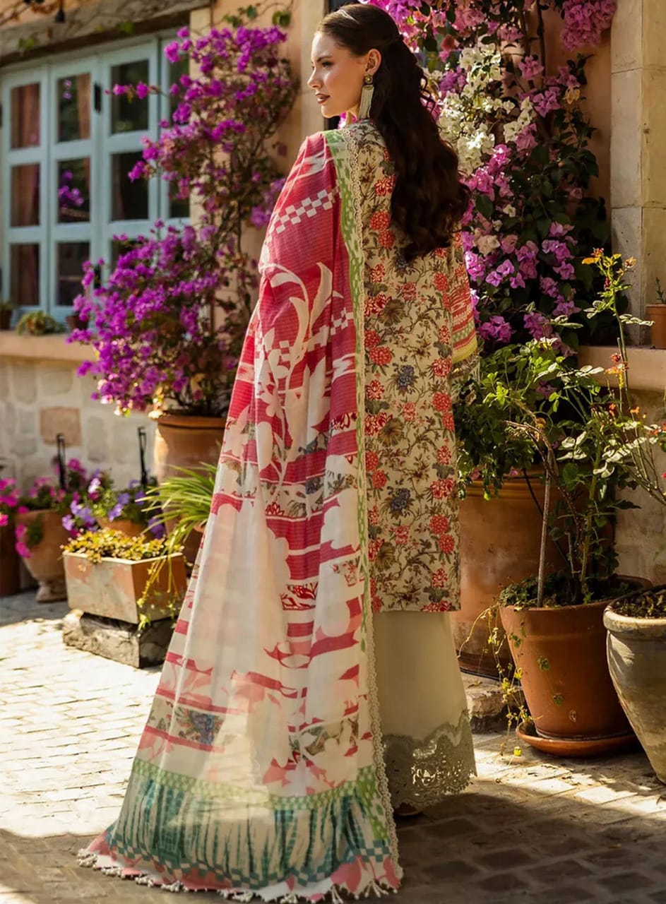 Elaf Skin Multi Lawn Summer Collection Emb 2025 3pc Unstitched