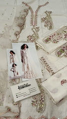 Zara ShahJahan Raw Silk Fabric Multi Embroidery 3pc Unstitched