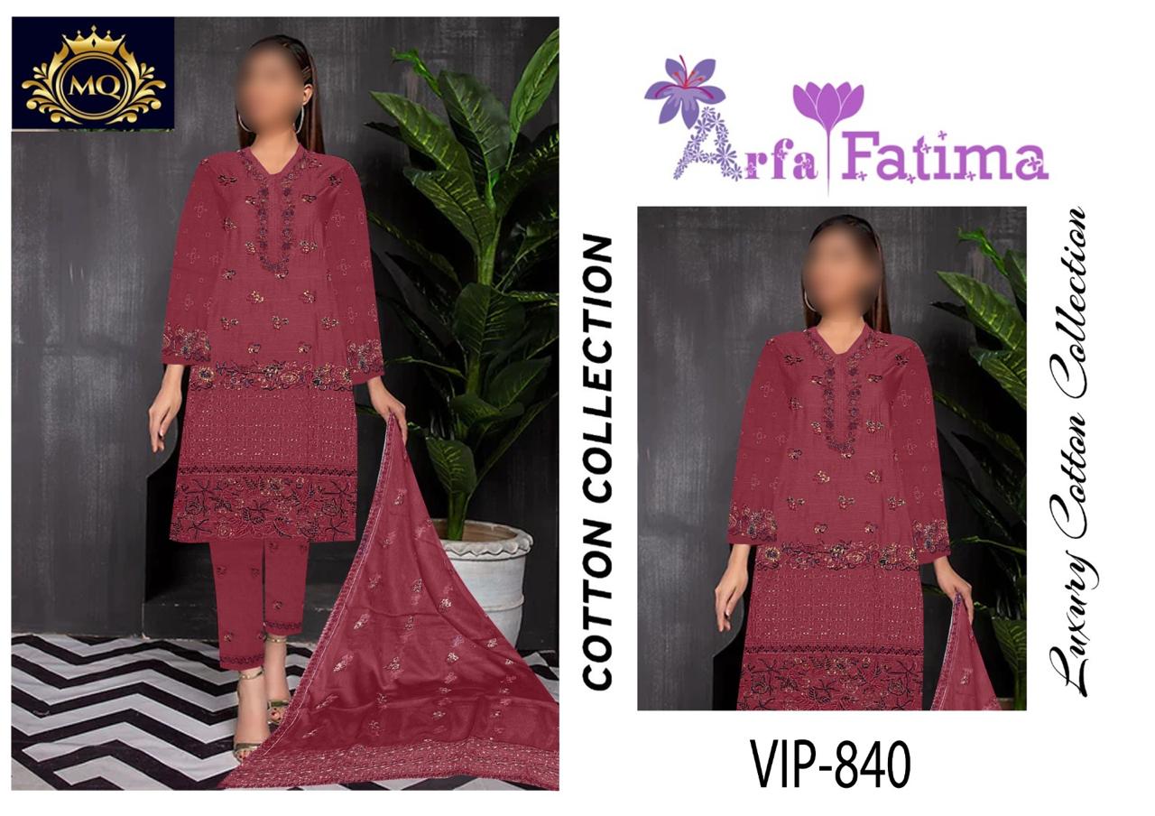 Goodluck Purple Luxury Lawn Embroidery Chikankari 3Piece Unstitched