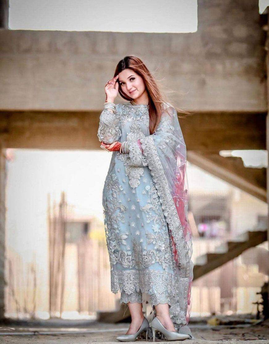 Laam organza Embroidery Formal Collection 3piece Unstitched