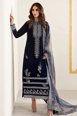 Jazmin Blue Micro 9000 Velvet Formal Collection 3piece Unstitched
