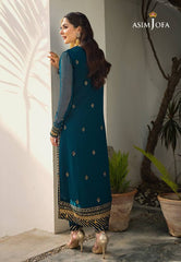 A.J Zinc Chiffon Embroidery New Arrival 3piece Unstitched