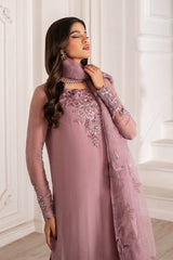Iznik Pink Exclusive Chiffon Formal Collection 3piece Unsittched