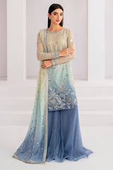 Jazmin Chiffon Embroidery Luxury Dress 4piece Unstitched