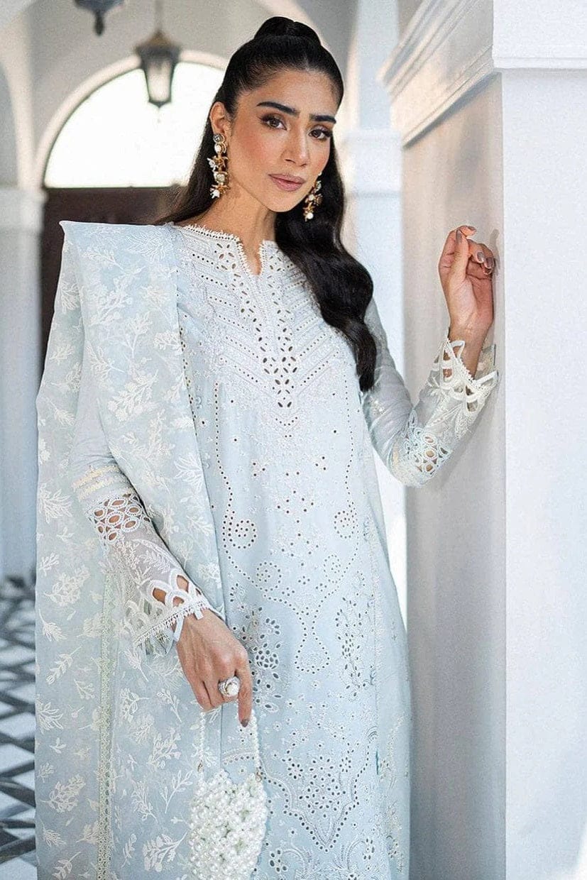 Qalamkar Luxury Dress Embroidery Collection Unstitched.