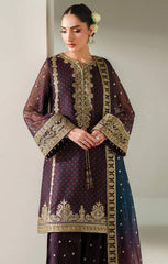 Jazmin New Arrival Chiffon Embrroidery 3piece Unstitched