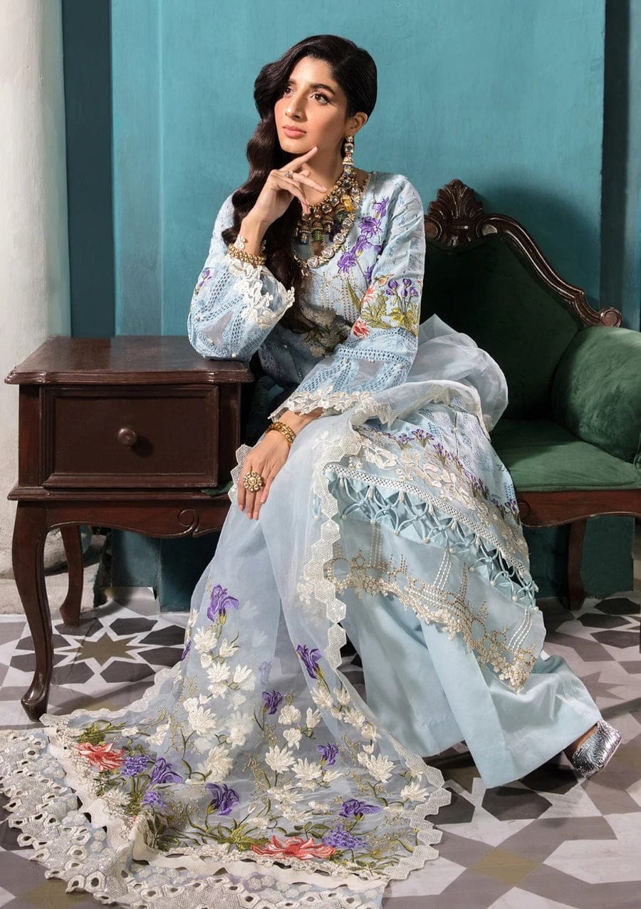 Elaf Luxury Chikenkari Summer Collection Dress