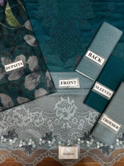Saadia lawn unstiched silk dupata