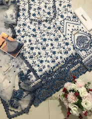 Hania amir lawn article long frock unstiched