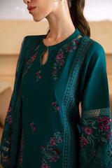 Azure Zinc Green Lawn Embroidery 3 Piece Unstitched