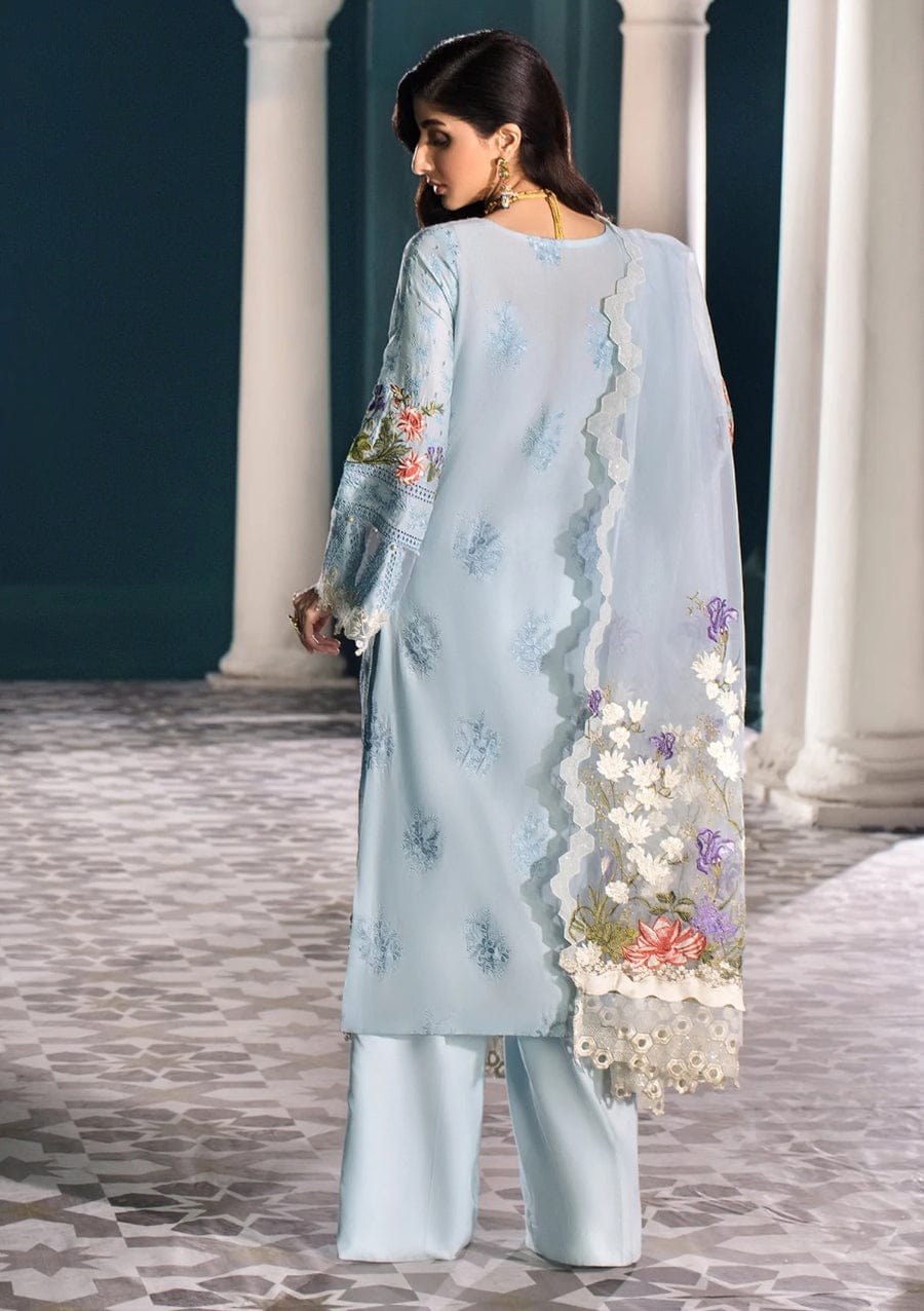 Elaf Luxury Chikenkari Summer Collection Dress