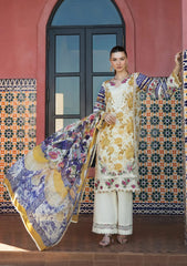 Elaf Yellow Lawn Embroidery Dress 3pc Unstitched