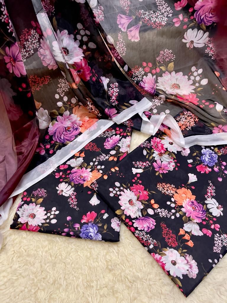 Floral Prints Swiss Lawn Digital 3pc