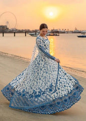 Hania amir lawn article long frock unstiched