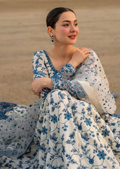 Hania amir lawn article long frock unstiched