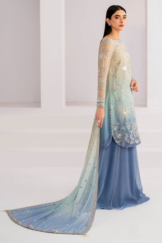 Jazmin Chiffon Embroidery Luxury Dress 4piece Unstitched