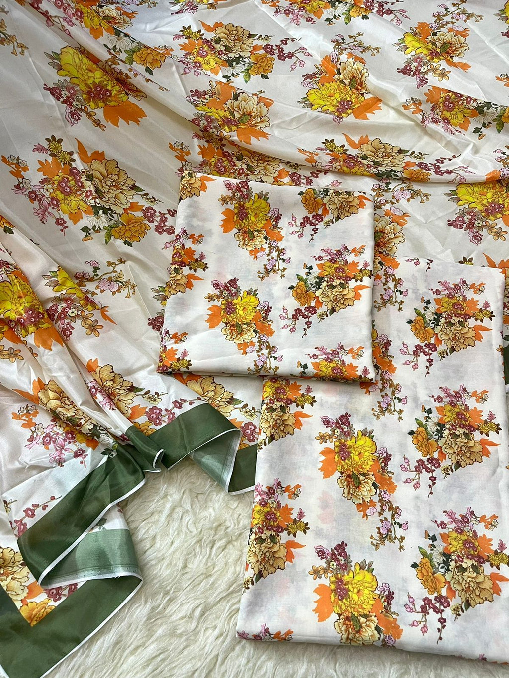 Floral Prints Swiss Lawn Digital 3pc